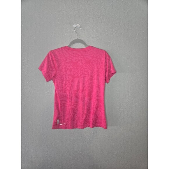 Nike Dri-Fit Women's Pink  Work It Out Graphic Short Sleeve Tee Size M - Picture 3 of 5